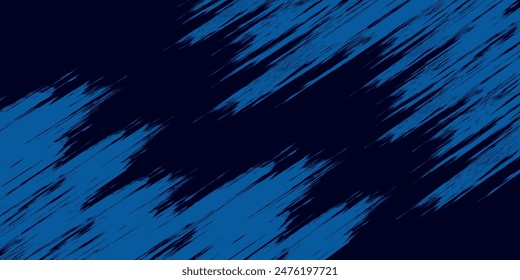 Modern abstract blue background with glowing geometric lines. Blue gradient hexagon shape design. Futuristic technology concept.