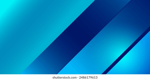 Fondo azul abstracto moderno con líneas geométricas brillantes. Diseño de forma hexagonal de degradado azul. Concepto de tecnología futurista.	