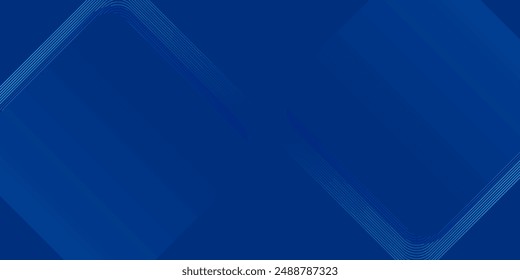 Fondo azul abstracto moderno con líneas geométricas brillantes. Diseño de forma hexagonal de degradado azul. Concepto de tecnología futurista.	
