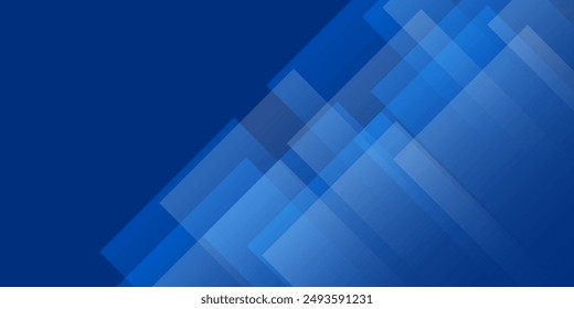 Fondo azul abstracto moderno con líneas geométricas brillantes. Diseño de forma hexagonal de degradado azul. Concepto de tecnología futurista.