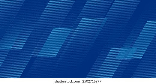 Fondo azul abstracto moderno con líneas geométricas brillantes. Diseño de forma hexagonal degradado azul. Concepto de tecnología futurista.	
