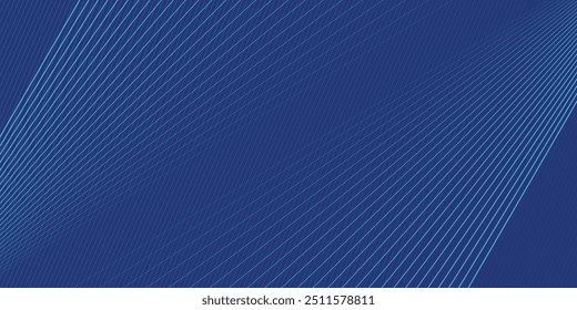 Fondo azul abstracto moderno con líneas geométricas brillantes. Diseño de forma hexagonal degradado azul. Concepto de tecnología futurista.