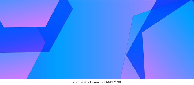 Fondo azul abstracto moderno con hexágono geométrico brillante, diseño de forma hexagonal degradado azul. Concepto de tecnología futurista.