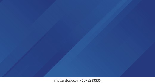 Modern abstract blue background with glowing geometric lines. Blue gradient hexagon shape design. Futuristic technology concept.