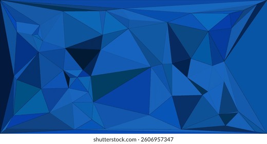 Modern abstract blue background with glowing geometric lines. Blue gradient hexagon shape design. Futuristic modern