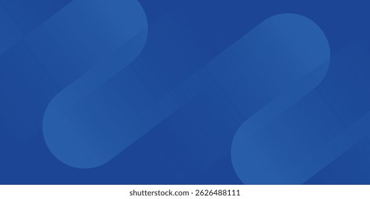 Modern abstract blue background with glowing geometric lines. Blue gradient circle shape design. Futuristic technology concept.
