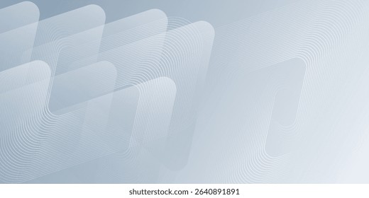 Modern abstract blue background with glowing geometric lines. Blue pastel gradient rounded triangle shape design. Suit for business, brochure, corporate, poster