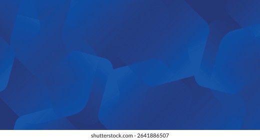 Modern abstract blue background with glowing geometric lines. Blue gradient hexagon shape  arts