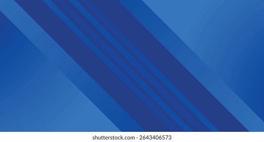 Fondo azul abstracto moderno con líneas geométricas brillantes. Diseño de forma hexagonal degradado azul. Concepto de tecnología futurista.