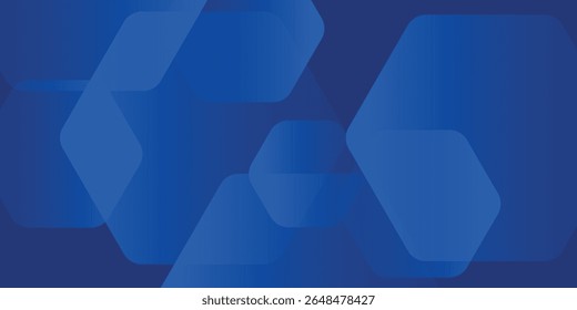 Modern abstract blue background with glowing geometric lines