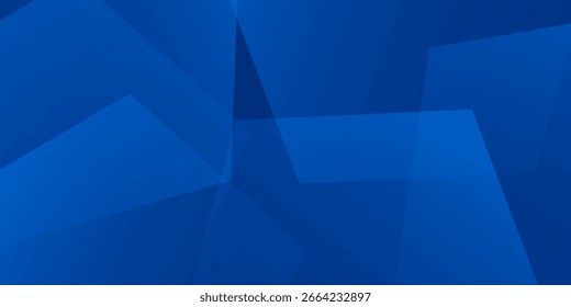 Fondo azul abstracto moderno con líneas geométricas brillantes. Ilustración vectorial, Eps 10