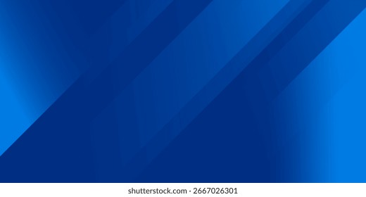 Moderner abstrakter blauer Hintergrund mit leuchtenden geometrischen Linien. 