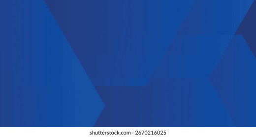 Fondo azul abstracto moderno con líneas geométricas brillantes. Diseño de forma hexagonal degradado azul. textura de Ilustración vectorial eps10