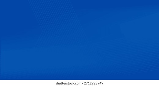 Fondo azul abstracto moderno con líneas geométricas brillantes. Diseño de forma hexagonal degradado azul. Concepto de tecnología futurista.	