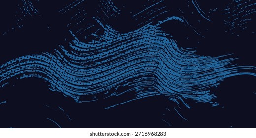 Fondo azul abstracto moderno con líneas geométricas brillantes. Diseño de forma hexagonal degradado azul. Vector