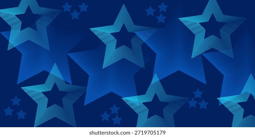 Fondo azul abstracto moderno con líneas geométricas brillantes. Diseño de forma de triángulo redondeado degradado azul. Concepto de tecnología futurista. Traje para los negocios, folleto, Sitio web, corporativo, cartel
