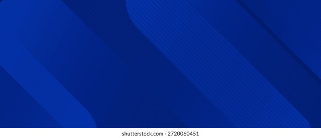 Fondo azul abstracto moderno con líneas geométricas brillantes. Diseño de forma hexagonal degradado azul. Concepto de tecnología futurista.