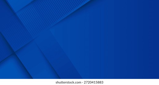 Fondo azul abstracto moderno con líneas geométricas brillantes. Diseño de forma hexagonal degradado azul. Moderno futurista