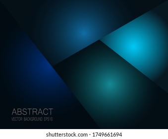 Modern abstract Blue background,
Green turquoise and Blue background vector overlap layer on dark space for background design