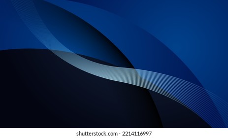 Modern abstract blue background with light multiply and shiny effect vector illustration. Suit for business, corporate, banner, backdrop and much more