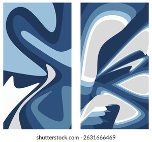 Modern abstract blue background with light multiply and shiny effect vector illustration. Suit for business, corporate, banner, backdrop and much more