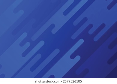 Modern abstract blue background with liquid shape line. Simple graphic design element. Futuristic concept. Horizontal banner template with space for your text. Vector