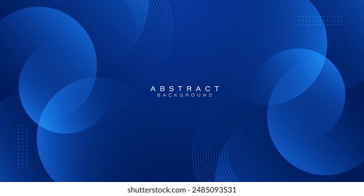 Fondo azul abstracto moderno. Mínimo geométrico. Composición de Formas de círculo dinámico. Concepto de tecnología futurista. Traje para el negocio, Anuncio, folleto, corporativo, cartel, cubierta, Sitio web, flyer