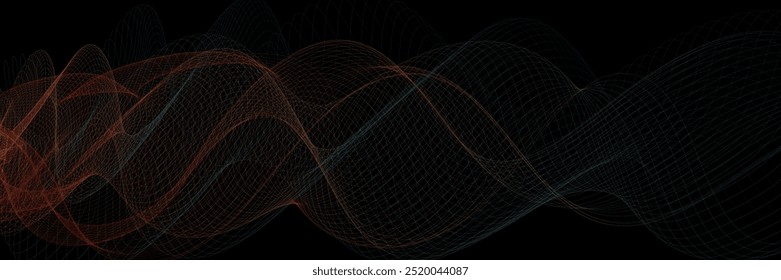 Fondo azul abstracto moderno con líneas geométricas brillantes. Diseño de forma hexagonal degradado azul. Concepto de tecnología futurista. para Anuncios, folletos, ciencia, Sitios web, empresas, carteles, cubiertas