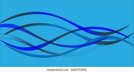 Fondo azul abstracto moderno con líneas geométricas brillantes. Diseño de forma hexagonal degradado azul. Concepto de tecnología futurista. para Anuncios, folletos, ciencia, Sitios web, empresas, carteles, cubiertas