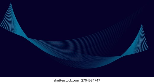 Fondo azul abstracto moderno con líneas geométricas brillantes. Diseño de forma hexagonal degradado azul. Concepto de tecnología futurista. para Anuncios, folletos, ciencia, Sitios web, empresas, carteles, cubiertas