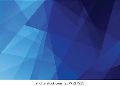 Modern abstract blue background. Simple graphic design element. Futuristic concept. Horizontal banner template with space for your text. Vector