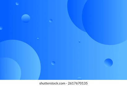Modern abstract blue background with soft gradient