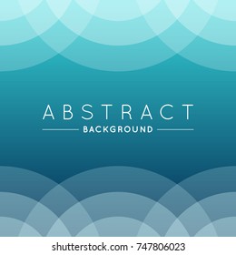 Modern Abstract Blue Background with Text for Your Artwork. Colorful Vector illustration with Circles.