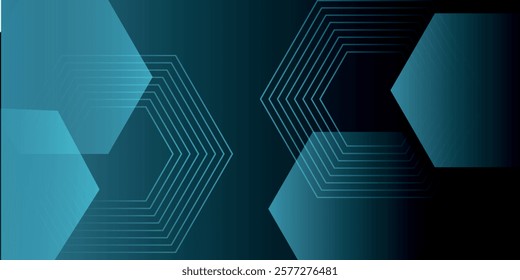 Modern abstract blue background. Vibrant gradient square shapes. Minimalist geometric design. Simple elements.