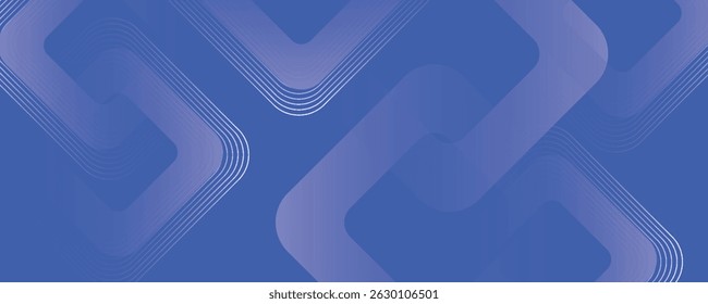 Fundo azul abstrato moderno. Formas quadradas de gradiente vibrantes. Design geométrico minimalista. Elementos simples. Gráfico futurista. Terno para cabeçalho, tampa,