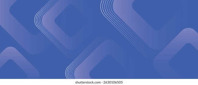 Fondo azul abstracto moderno. Formas cuadradas de gradiente vibrante. Diseño geométrico minimalista. Elementos simples. Gráfico futurista. Traje para la cabecera, cubierta,