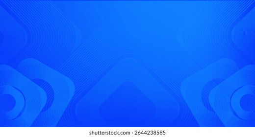 Moderner abstrakter blauer Hintergrund. Vibrierende quadratische Farbverlauf-Formen. Minimalistisches geometrisches Design Einfache Elemente. Futuristische Grafik. Anzug für Kopfzeile, Umschlag, Tapete, Präsentation, Banner, Business