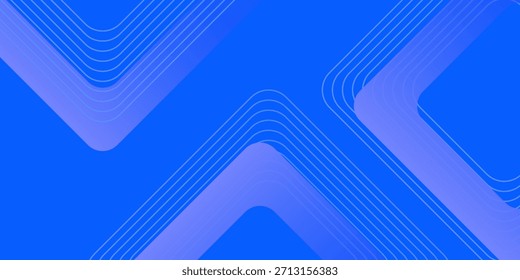 Modern abstract blue background. Vibrant gradient square shapes. Minimalist geometric design. Simple elements. Futuristic graphic. Suit for header, cover,