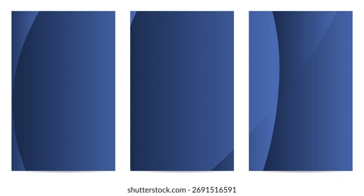 Modern abstract blue backgrounds with dynamic curves and geometric shapes, perfect for presentations, web design, and corporate branding.