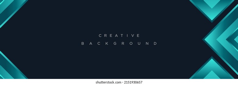 Diseño de fondo de banner azul abstracto moderno