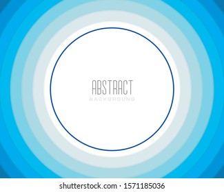 Modern Abstract Blue Circle Background 