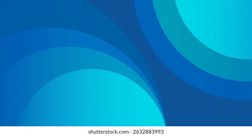 Modern abstract blue color background. Dynamic shapes composition. Vector illustration