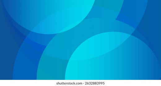Fondo de color azul abstracto moderno. Composición de Formas dinámicas. Ilustración vectorial
