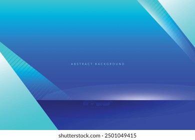 Diseño de Plantilla de fondo degradado de color azul abstracto moderno