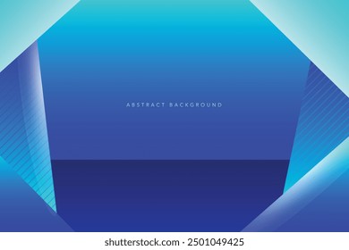 Diseño de Plantilla de fondo degradado de color azul abstracto moderno