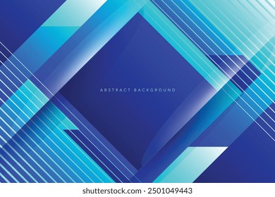 Diseño de Plantilla de fondo degradado de color azul abstracto moderno