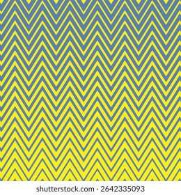 modern abstract blue colour thik to thinzig zag line pattern with yellow background.
