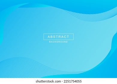Fondo de la curva azul abstracta moderna