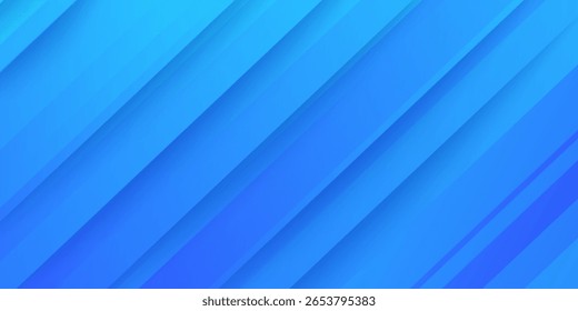 Modern Abstract Blue Diagonal Lines Background – Gradient Geometric Design