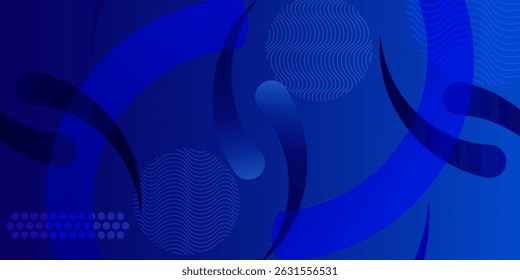 modern abstract blue geometric background. Vector illustration